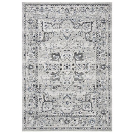 Safavieh 6 x 9 ft. Charleston Power Loomed Rectangle Area Rug Grey & Dark Grey CHL411F-6